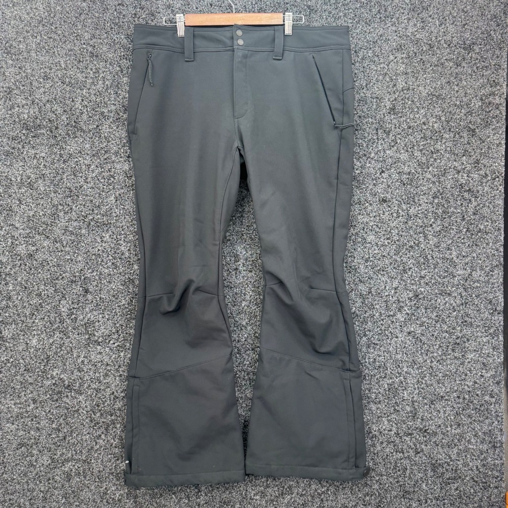 Columbia Omni-Shield Softshell Snow Pants Black Womens 18 Regular Ski Hike